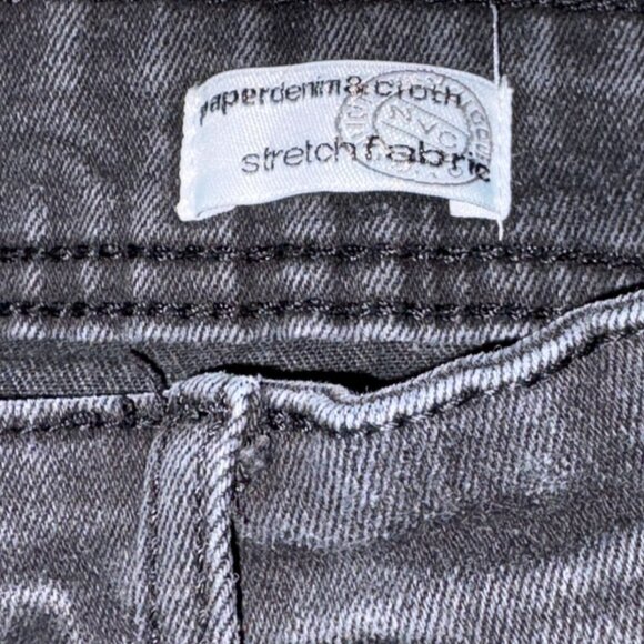 Paper Denim & Cloth Mens Stretch Jeans-Washed Black-Size 32X32-GUC - Picture 4 of 5